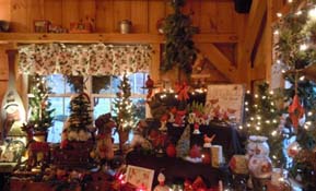 Our Christmas store is packed full of gifts, knick-knacks, and handmade crafts!